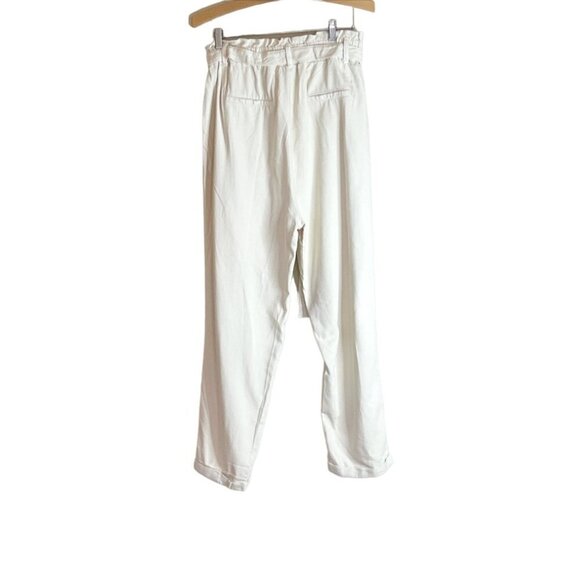 Thread & Supply Women's Ecru Belted Paper Bag Pants Size Large NWT - Picture 4 of 7